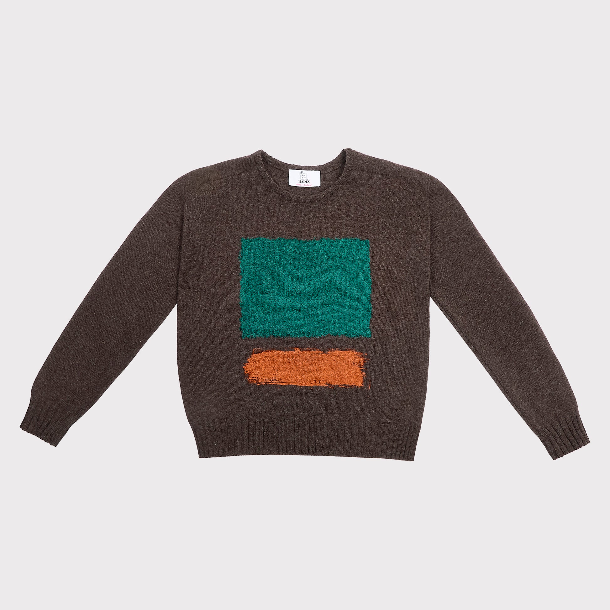 Flatshot of front of Gesture knit