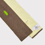 Flatshot image of label and button detail of Insect Scarf