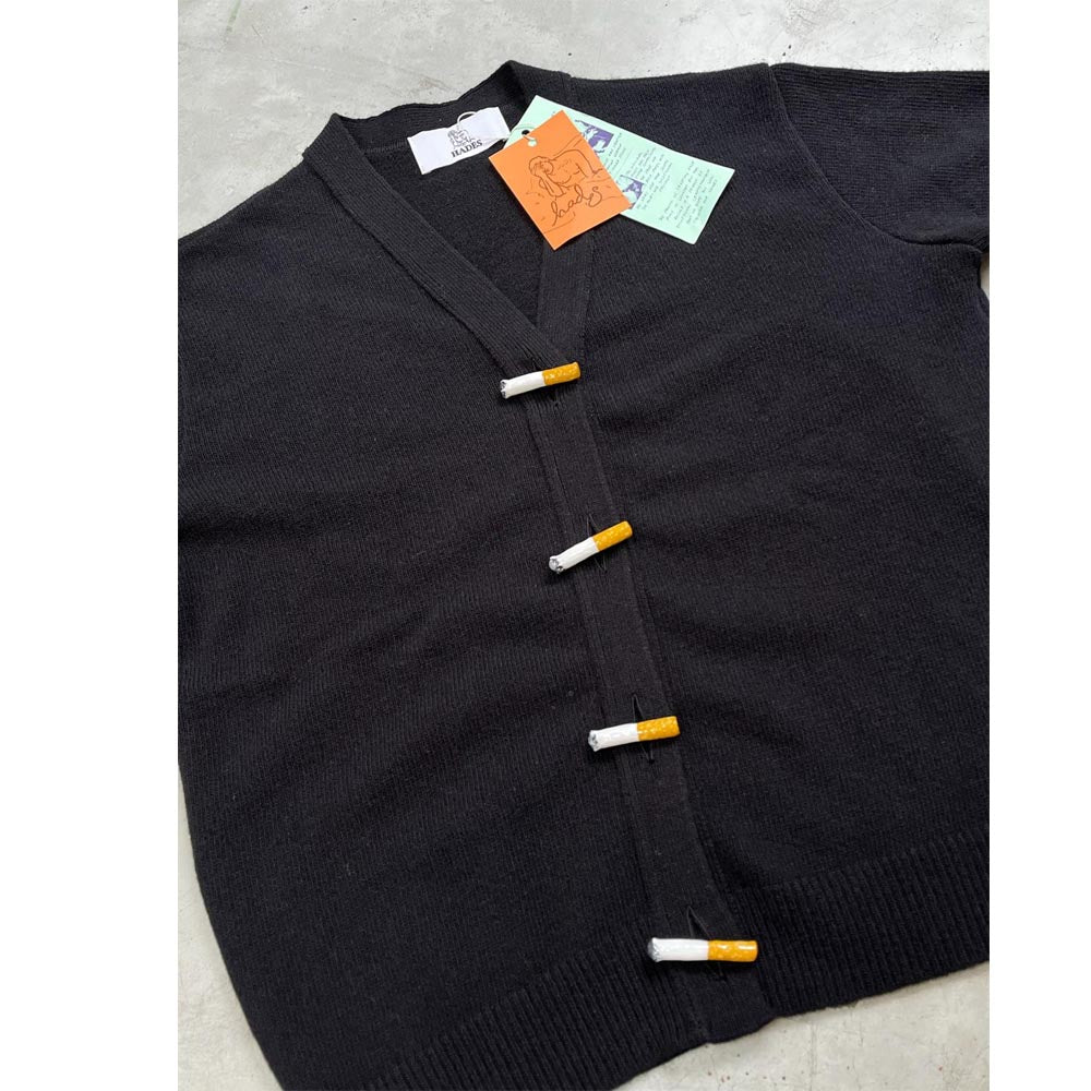 HADES Black Carrington with Cigarette Buttons 