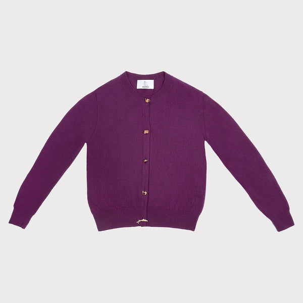 Image of the front of the HADES Good Fortune Charm Cardigan