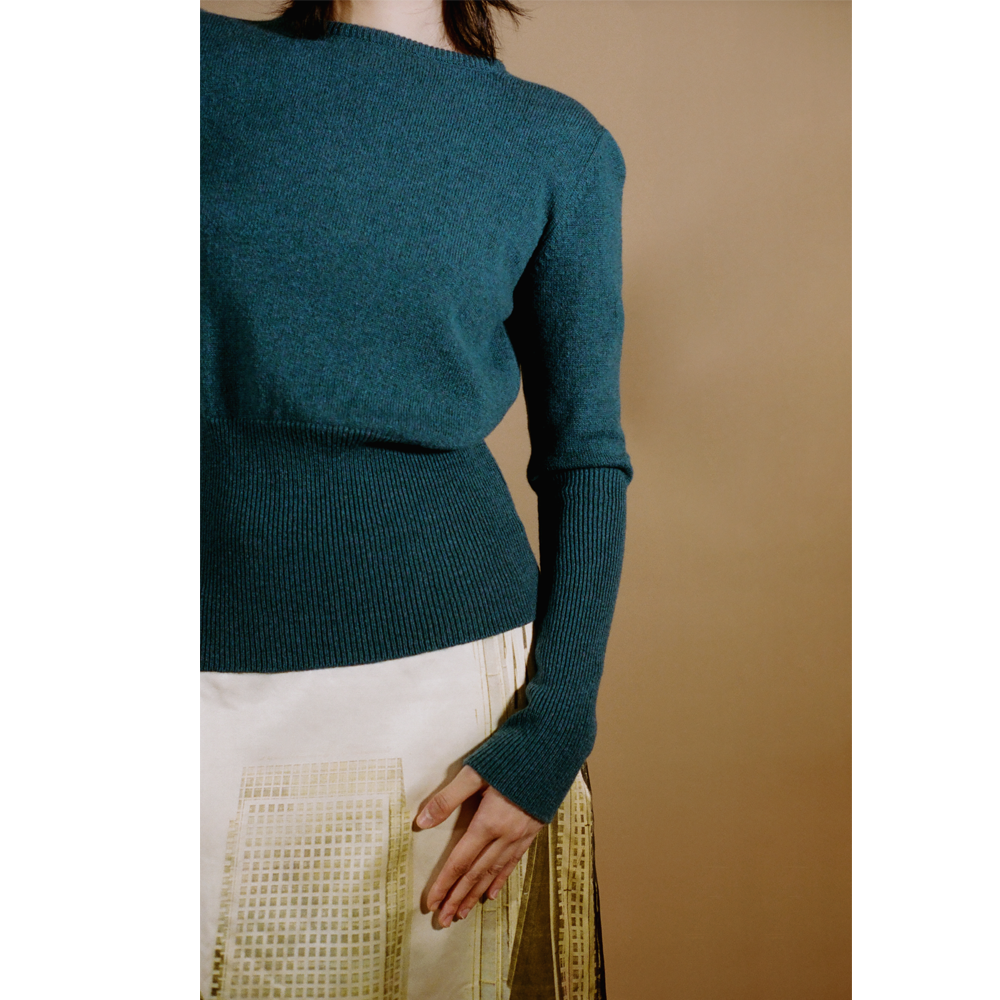 The Edie Knit | Teal