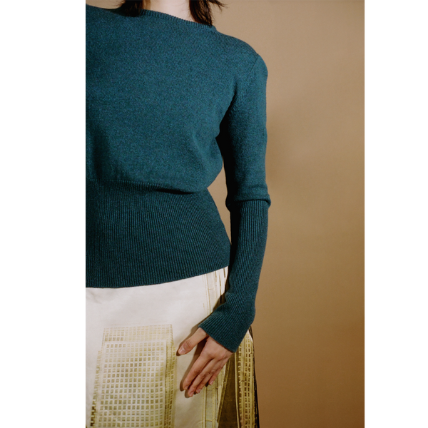 Detail shot of the Edie jumper from the DADA collection