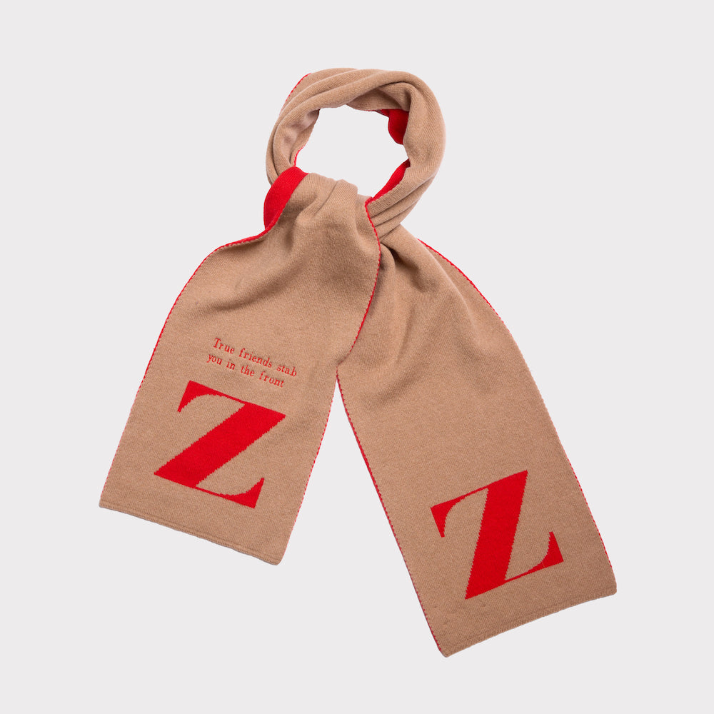 Alphabet Z Scarf