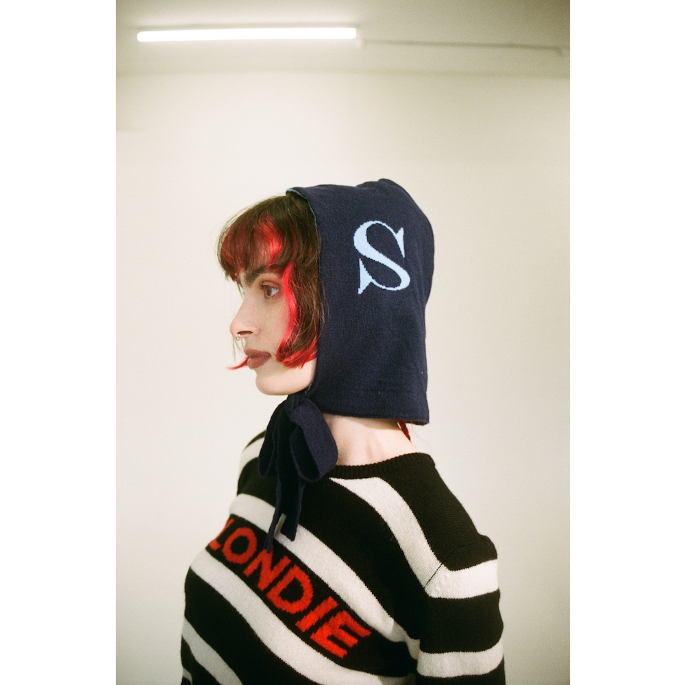 HADES Alphabet letter S hood model wearing