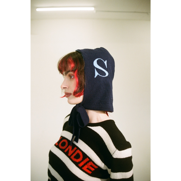 HADES Alphabet letter S hood model wearing