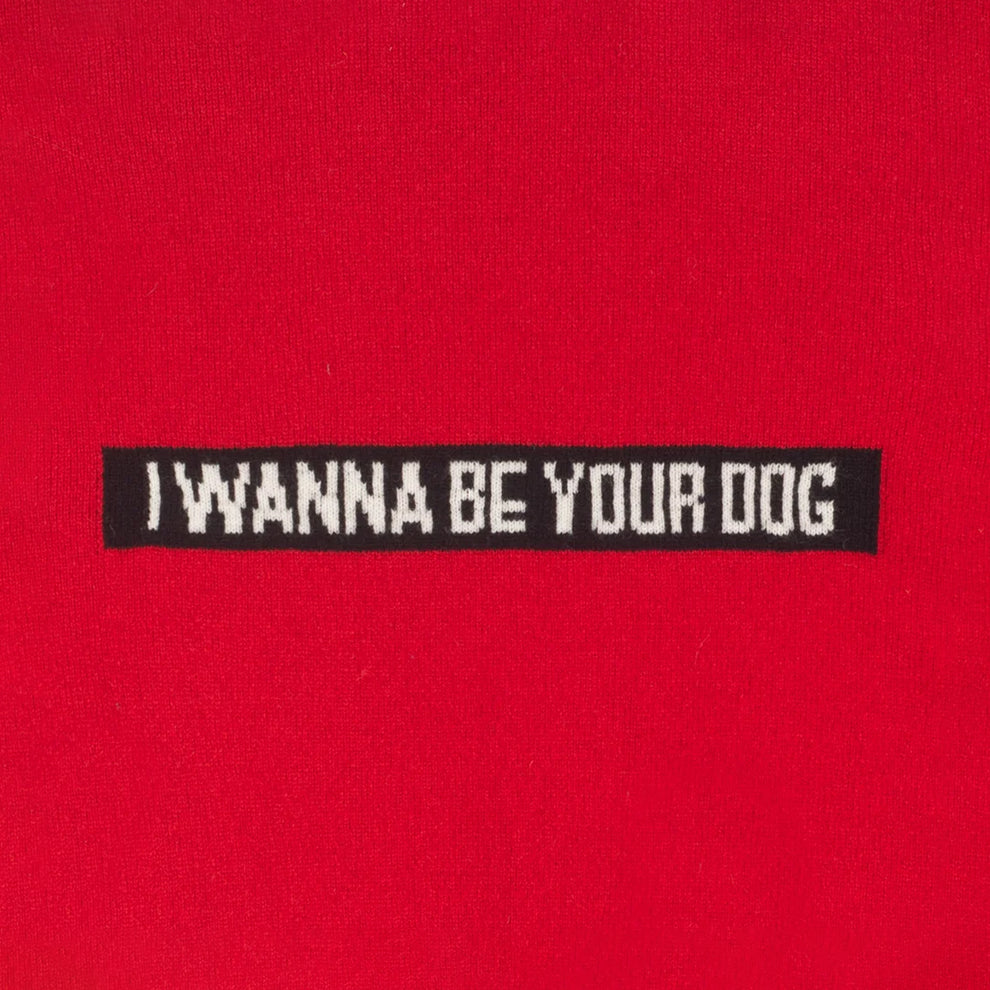 HADES x Iggy Pop Men's I wanna be your dog jumper slogan detail