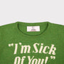HADES "I'm Sick Of You!" Iggy Pop cropped jumper label detail