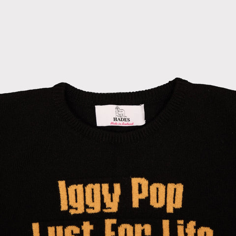 HADES Iggy Pop lust for life jumper product neck label