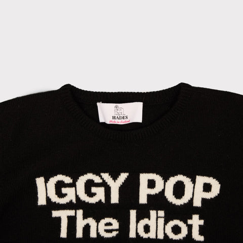 HADES The Idiot Iggy Pop jumper product neck label