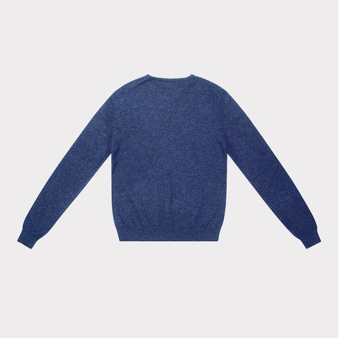'BLUE' knit from the Joni Mitchell Collection, mens, back of product