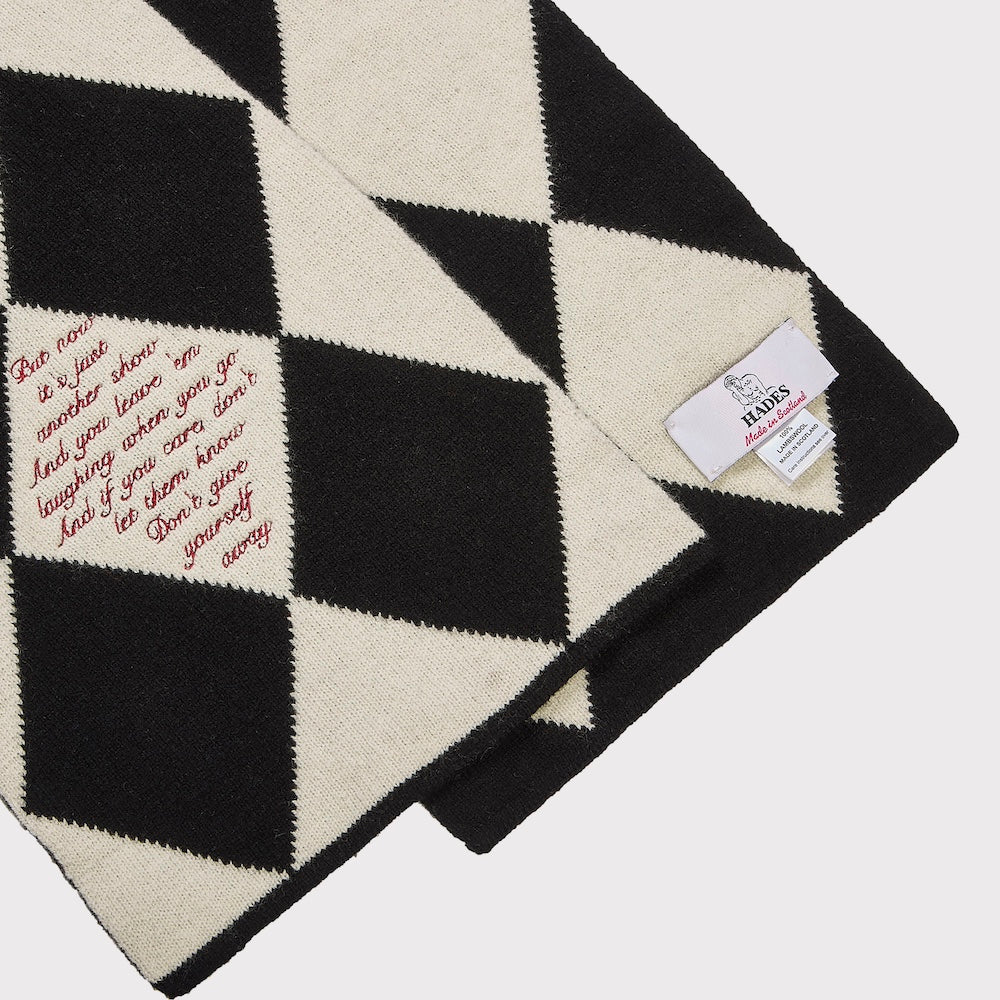Image of the 'Both Sides Now' scarf detail,  from the Joni Mitchell Collection