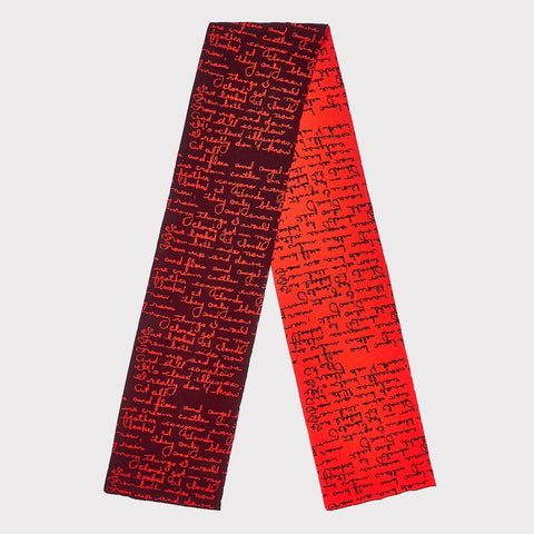 Flat image of the 'Both Sides Now (!966) scarf from the Joni Mitchell Collection