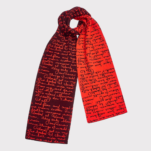 Front image of the 'Both Sides Now (!966) scarf from the Joni Mitchell Collection