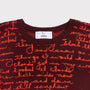 Neck detail image of the 'Both Sides Now' knit from the Joni Mitchell Collection