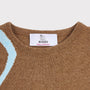 Neck detail of the 'Joni Mitchell' knit from the Joni Mitchell Collection