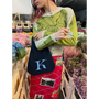 HADES K letter bag worn by model