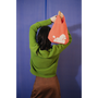 Model holding HADES Poodle Bag