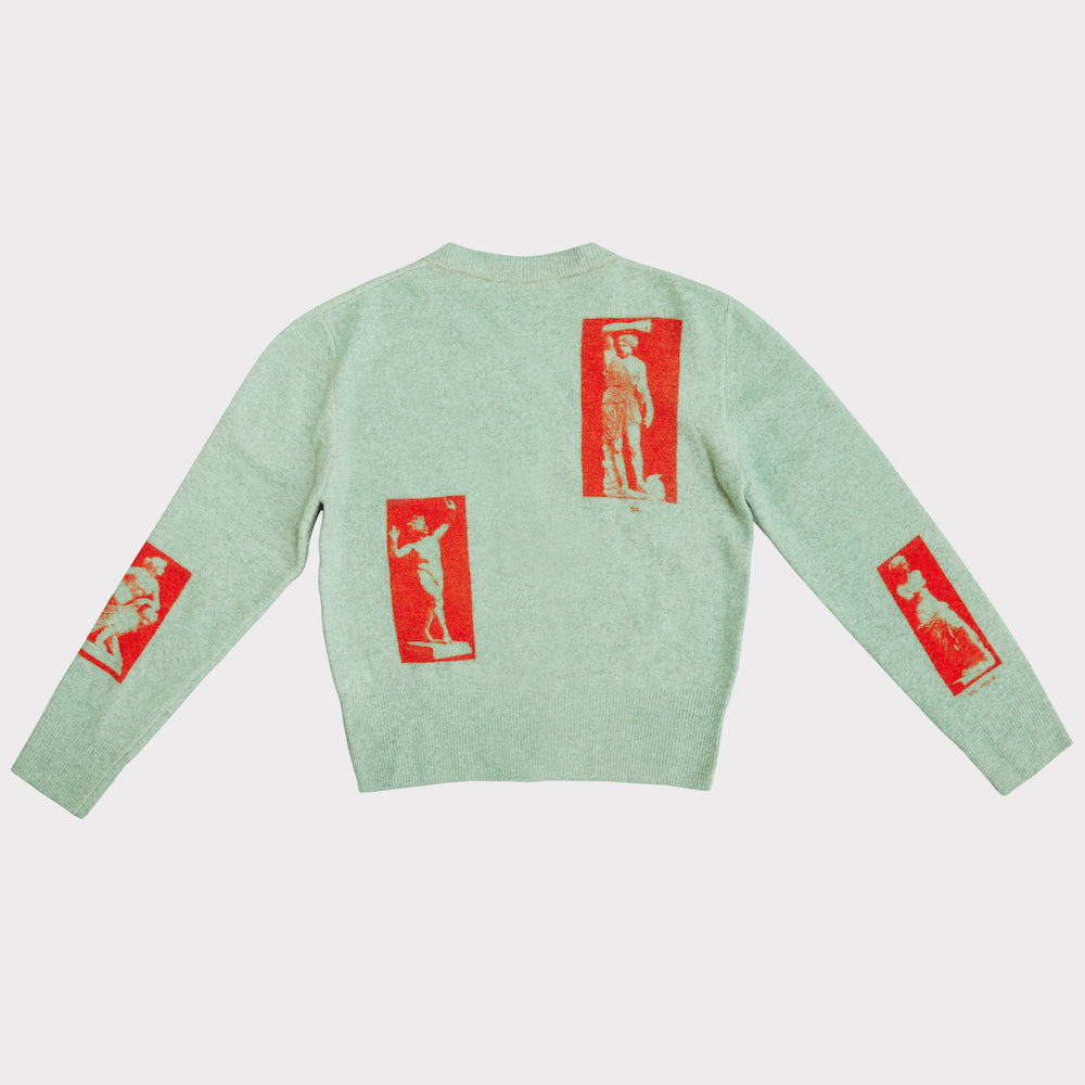 HADES Narcissus Cardigan Model back