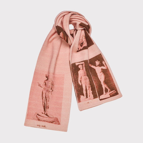 HADES Narcissus Scarf pink & brown tied