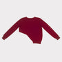 Back mage of the Blood Red Sabi Knit 