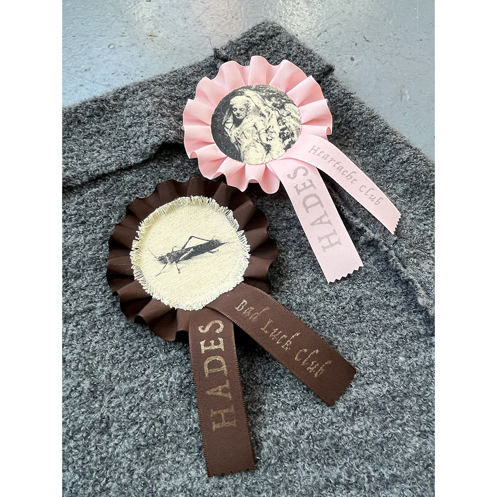 HADES Bad Luck Club & Heartache Club Rosettes