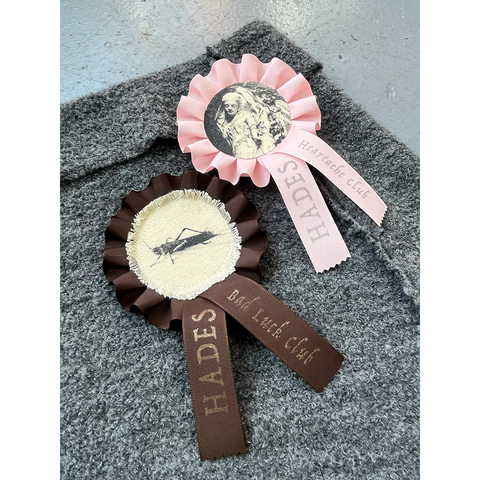 HADES Bad Luck Club & Heartache Club Rosettes