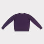 Back image of the April is the Cruellest Month Knit in Plum & Honey Orange