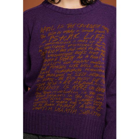 April is the Cruellest Month Knit | Plum & Honey Orange