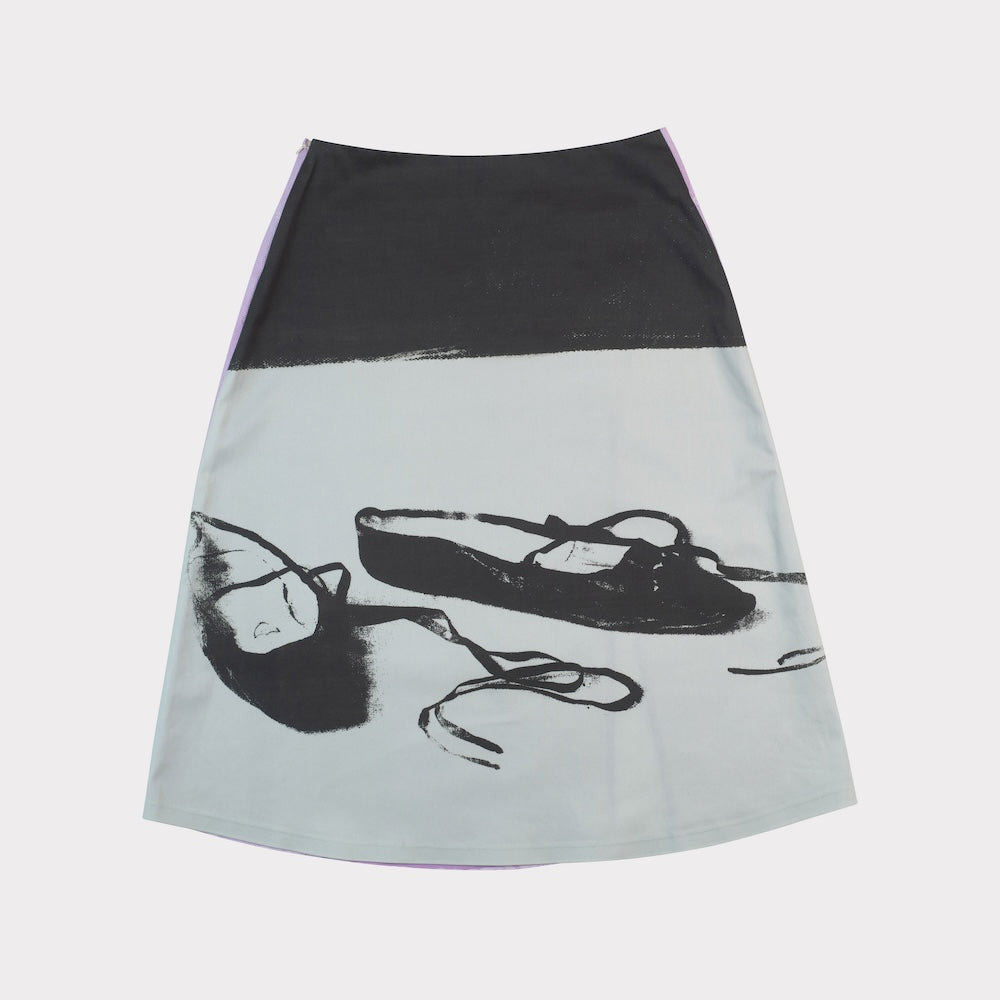Back shot of the Nothingness skirt