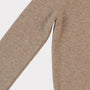 Arm detail of the Oatmeal Sabi knit 