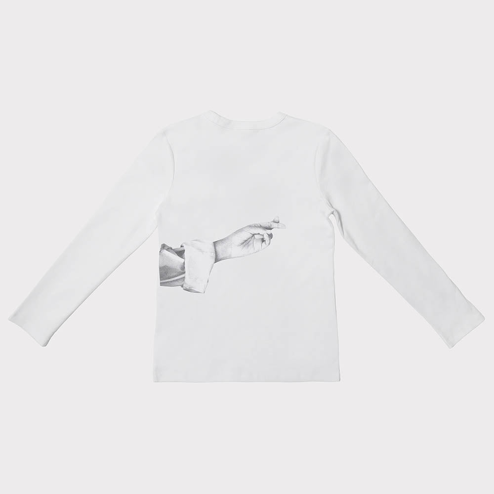 Back flatshot of the Deception top.