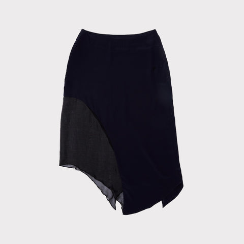 Back flatshot of The Delusion Skirt from the I Love You* collection 