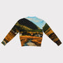 Flatshot of the back of the 'Countryside In Colour' Cardigan.