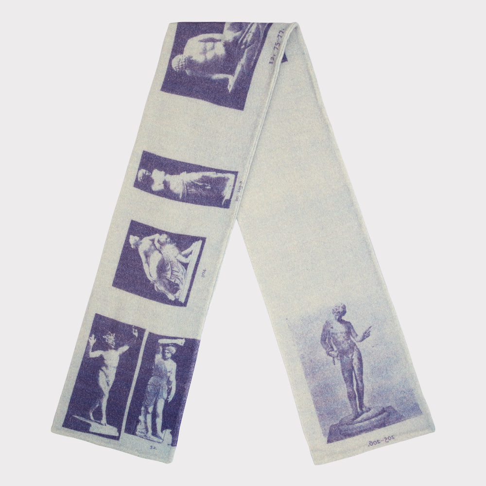 The Narcissus Scarf | Antique Blue