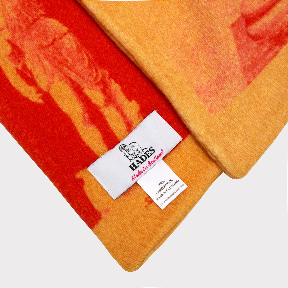 The Narcissus Scarf | Orange & Red