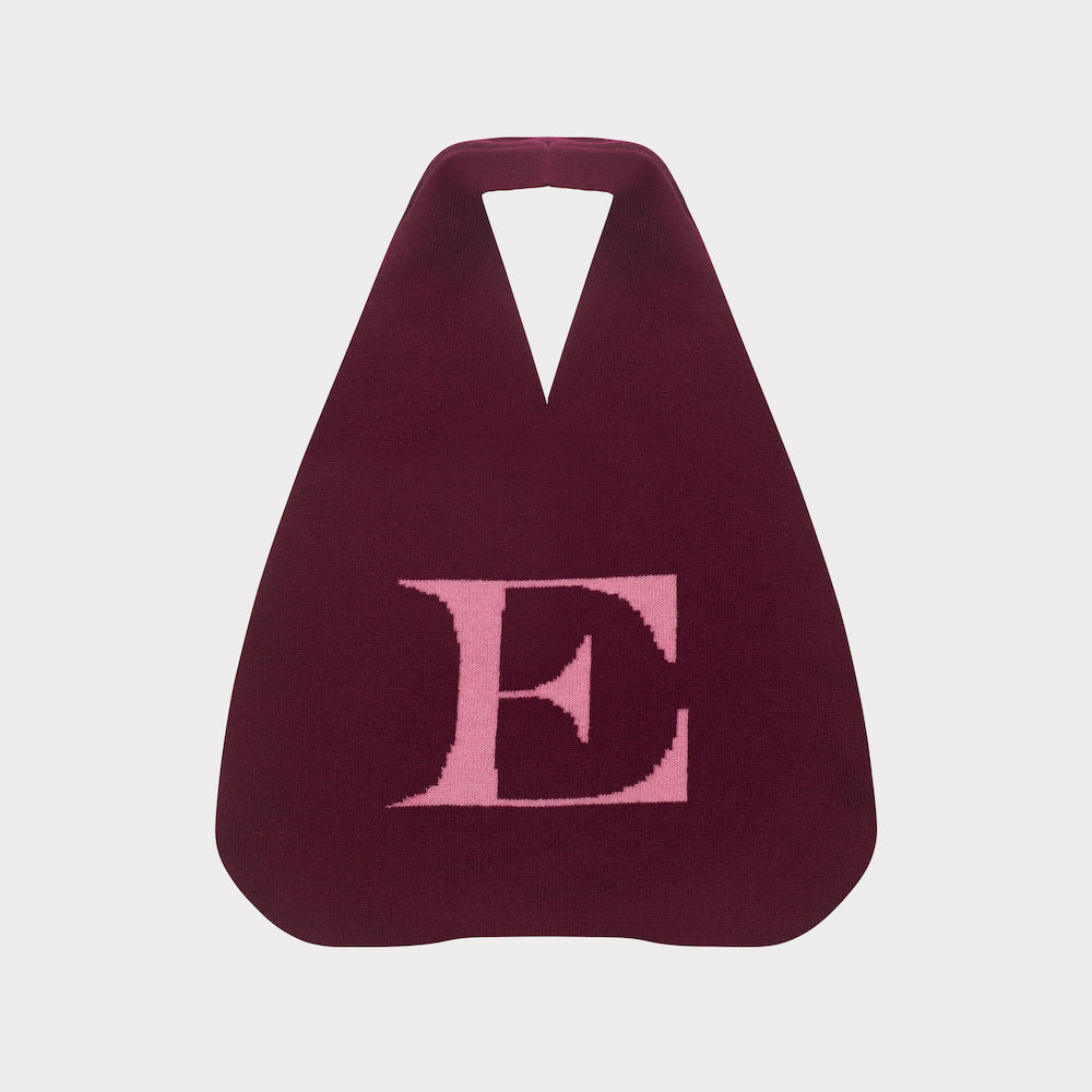 HADES Wool Letter E Bag Front