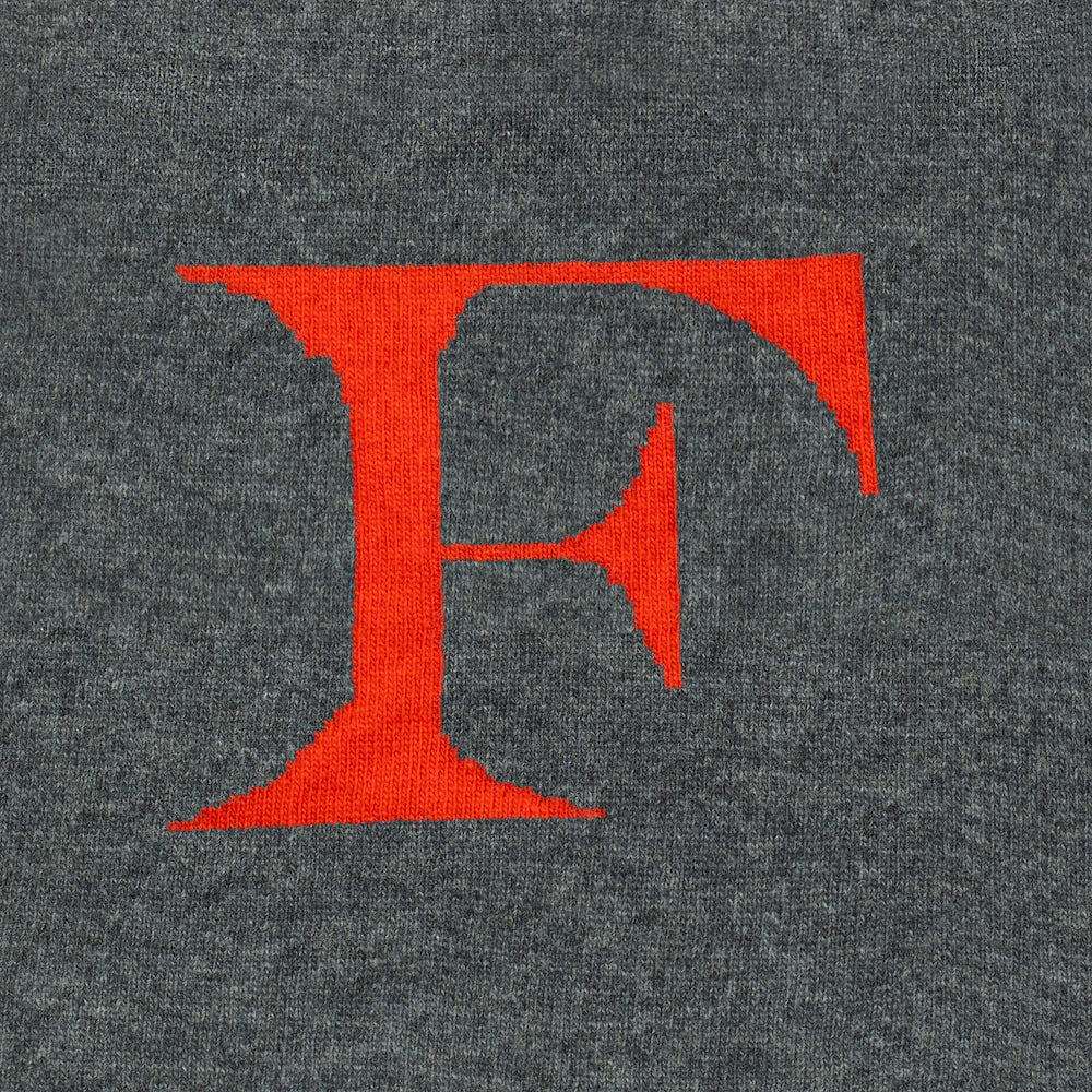 HADES Wool Letter F Bag Close Up