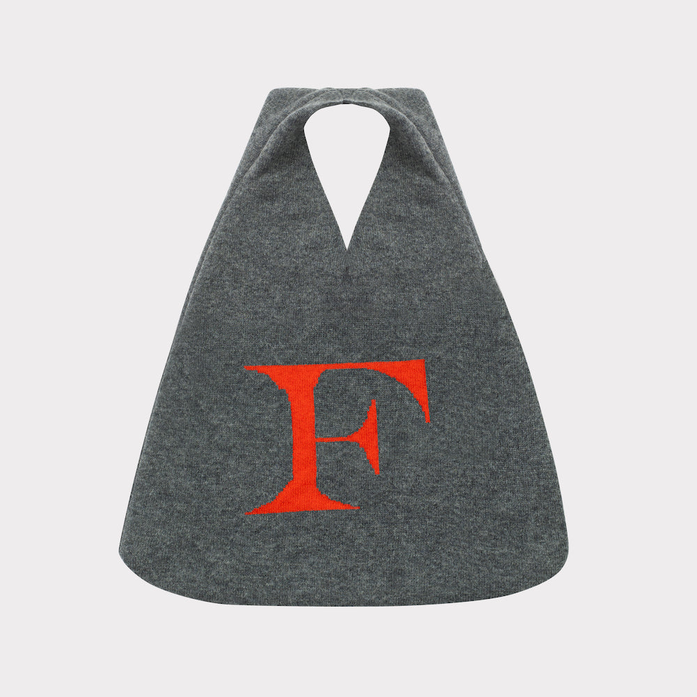 HADES Wool Letter F Bag Front