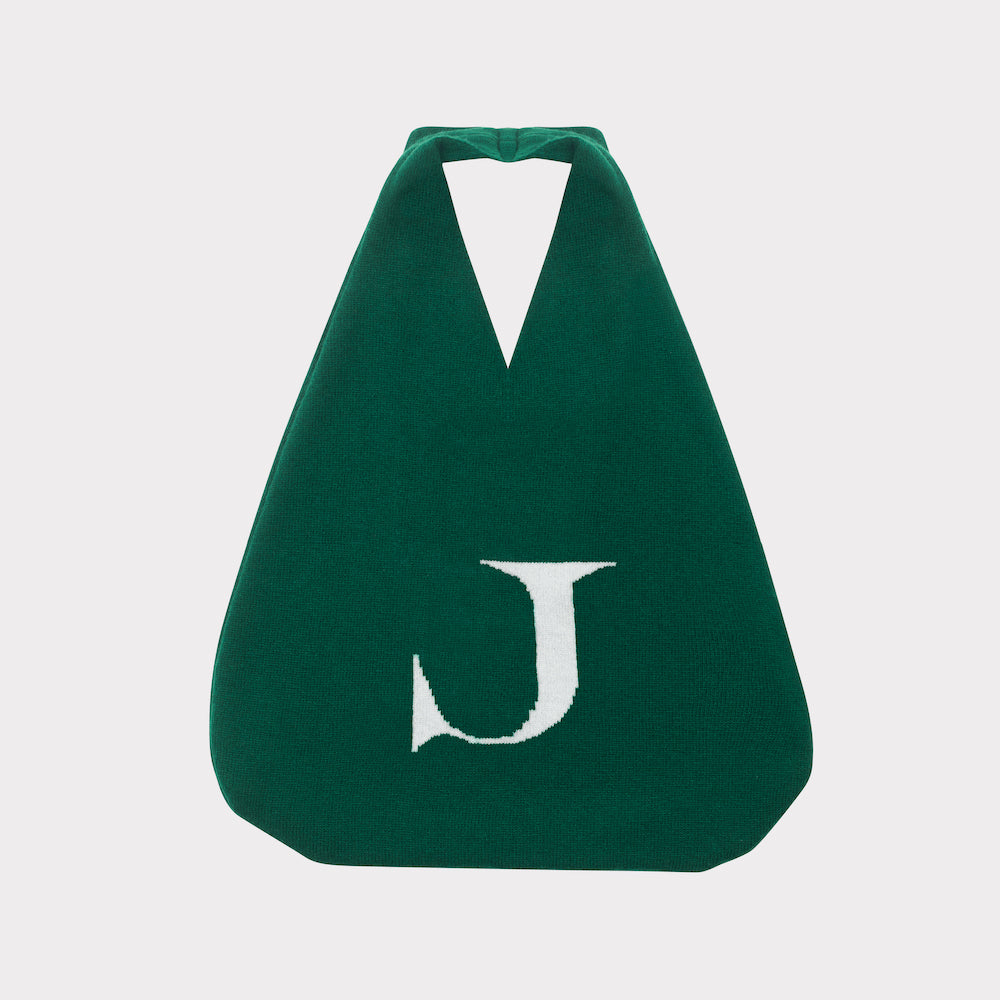 HADES Wool Letter J Bag Front