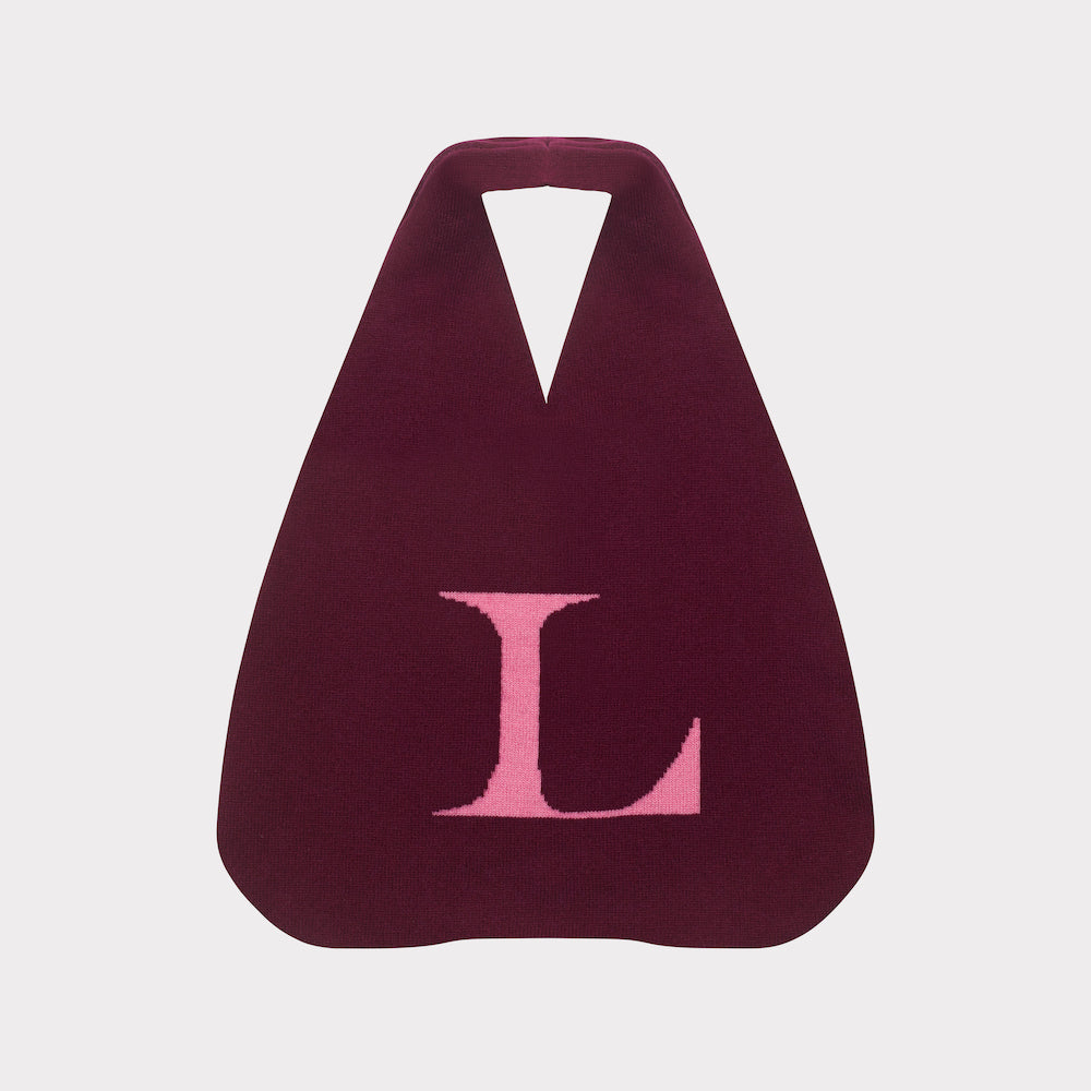 HADES Wool Letter L Bag Front