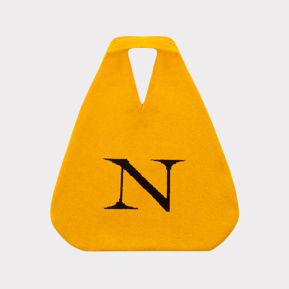 HADES Wool Letter N Bag Front