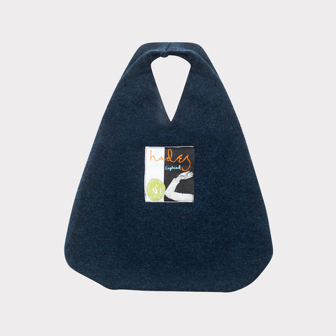 HADES Wool Letter K Bag Back