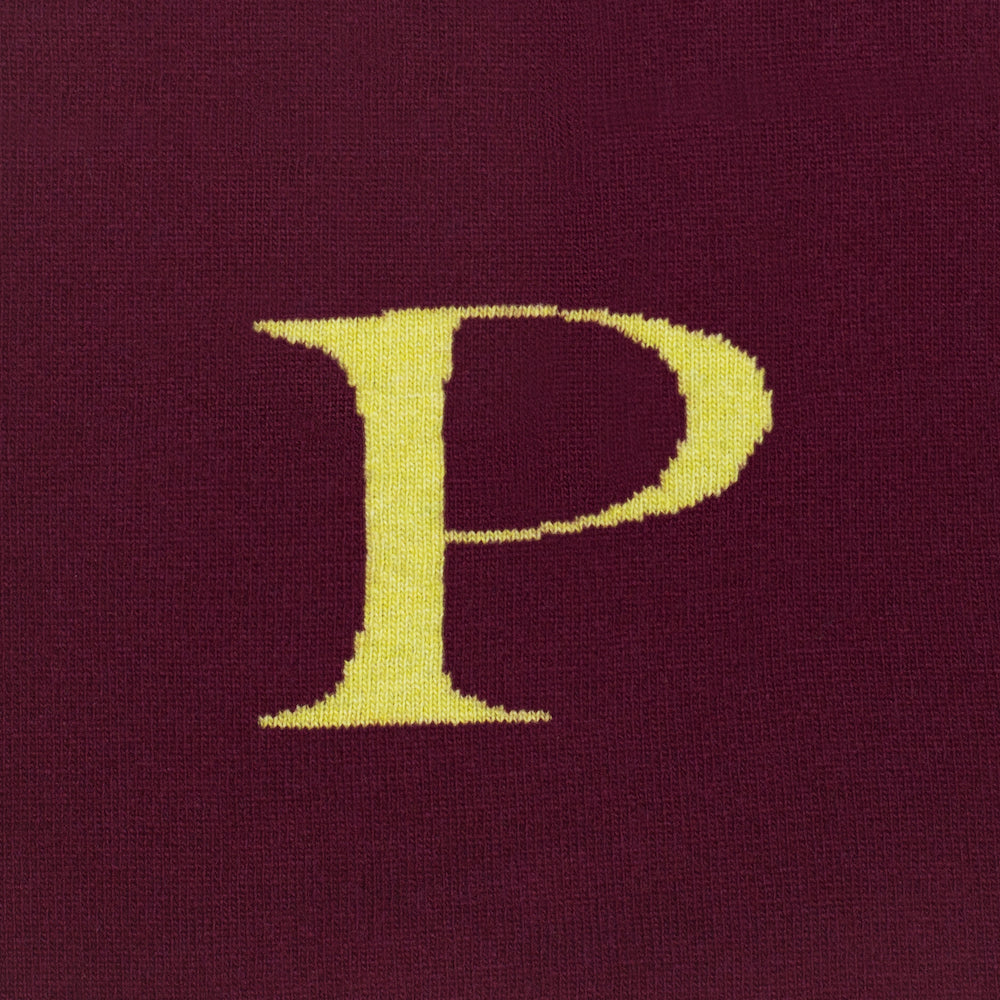HADES Wool letter P Bag Close Up