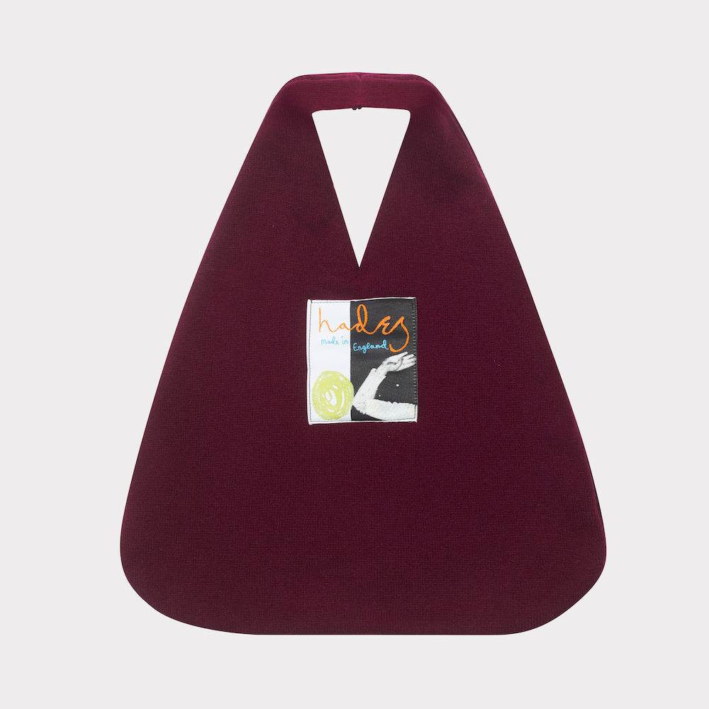 HADES Wool Letter A Bag Back