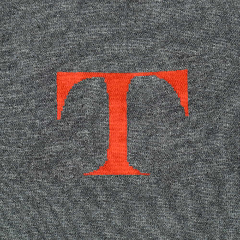 HADES Wool Letter T Bag Close Up