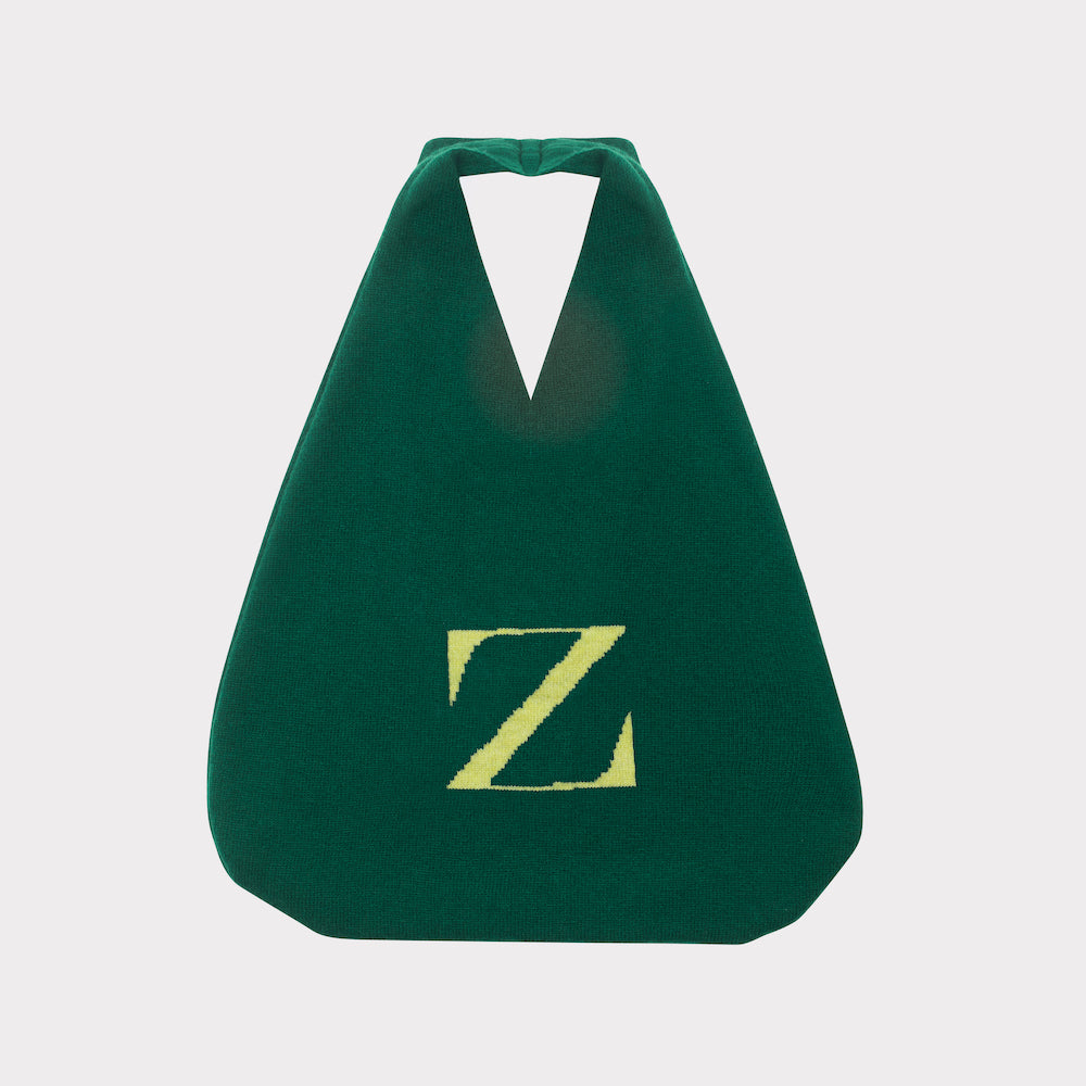 HADES Wool letter Z Bag Front