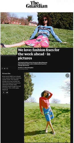 HADES Greetings From postcard skirt in The Guardian