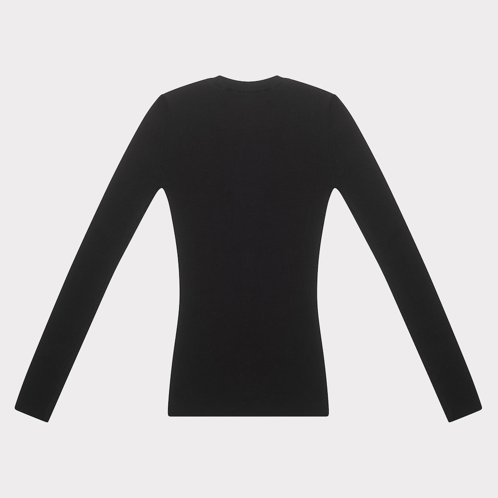 Back image of the HADES assymetrical Cardigan v2