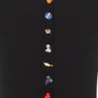Button details of the HADES Novelty Cardigan