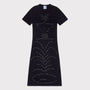 Front flatshot of the "Dear Fellow Humans"dress.